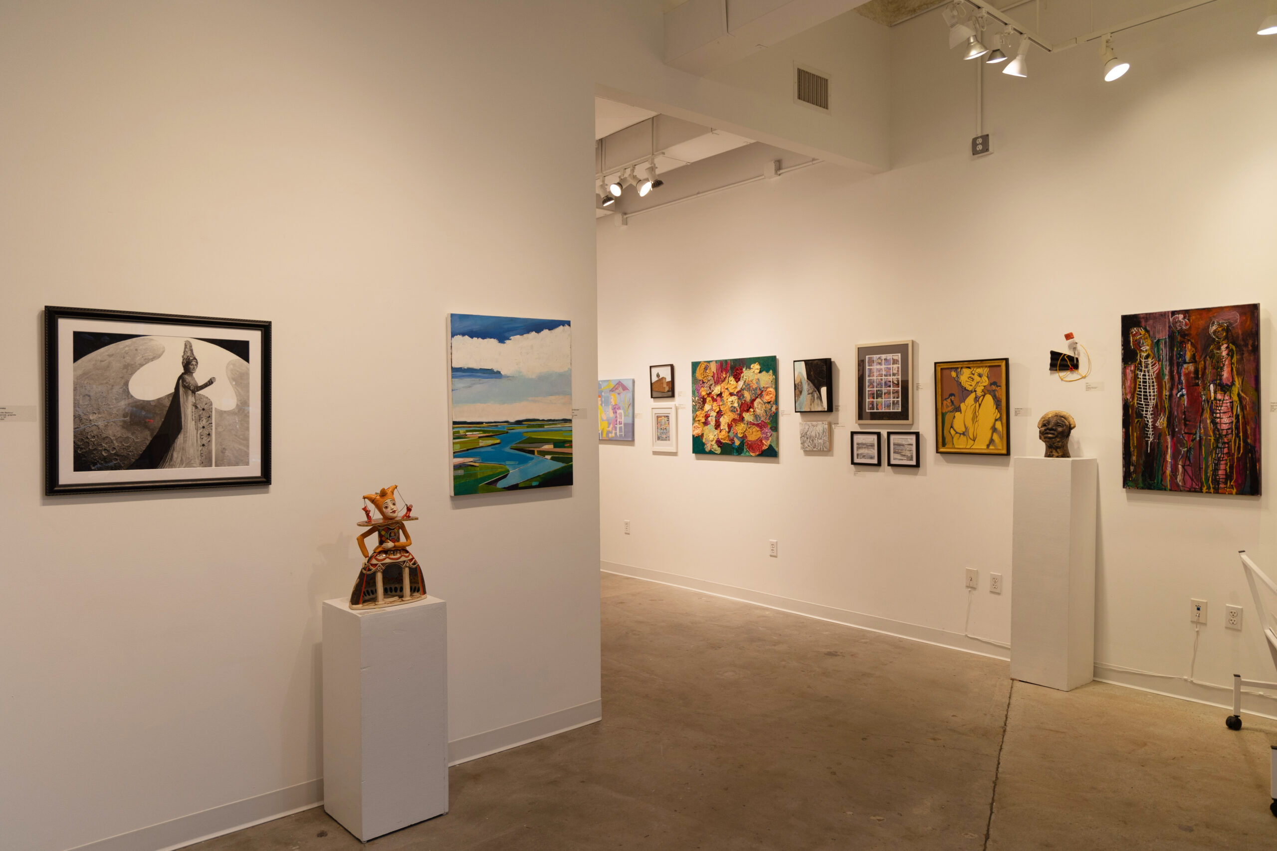 Member artists' work in Touchstone Gallery